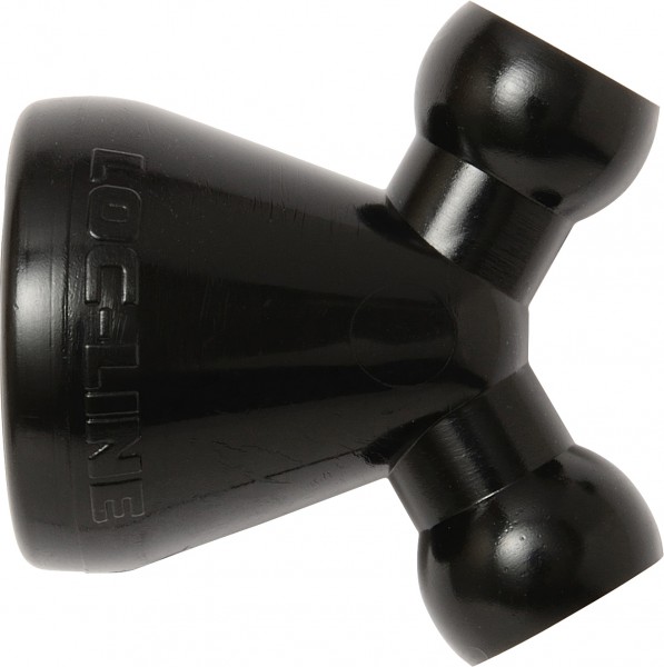L59870S - Y-Reduzierung 1/2" auf 1/4", schwarz