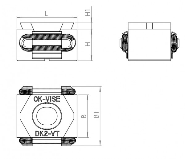 OK-BK2-VT-SS - Keilspanner M8x20, Edelstahl
