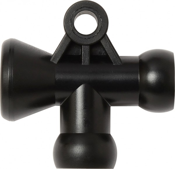 L41416S- T-Stück, schwarz