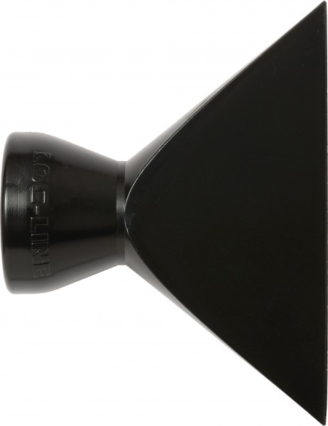 L51809S - Flachdüse 63mm, schwarz