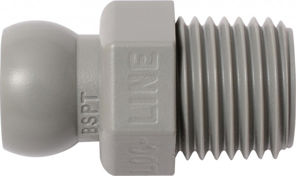 L49438G - BSPT-Anschluss 1/4", grau