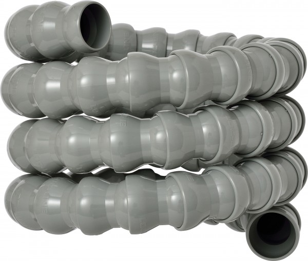 L69539G - 1,5m Schlauch gerollt, grau