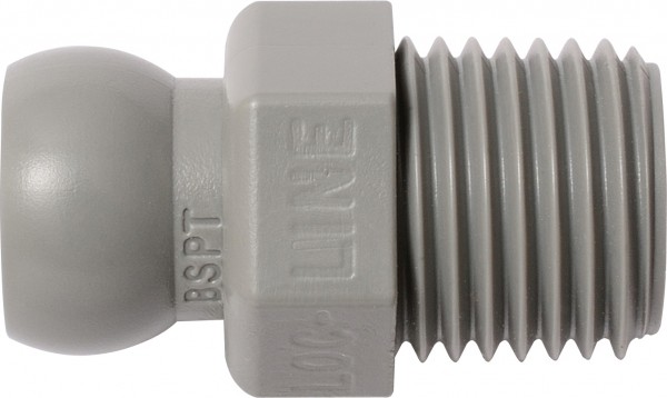 L49438G - BSPT-Anschluss 1/4", grau