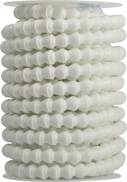 L59861W - 15m Schlauch auf der Rolle, weiss