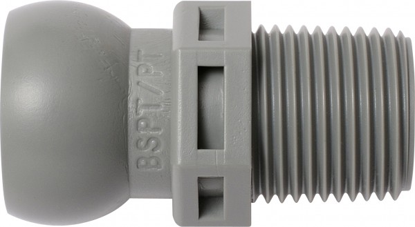 L51826G - BSPT-Anschluss 3/8" grau