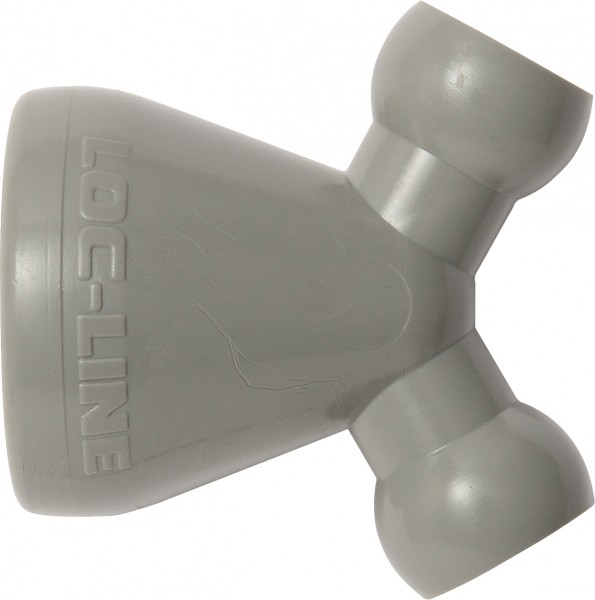 L51822G - Y-Abzweigung auf 1/4", grau