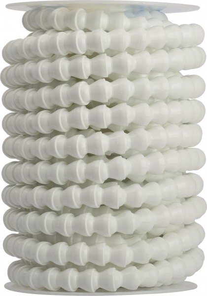 L59861W - 15m Schlauch auf der Rolle, weiss