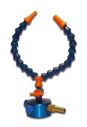 L40444 - Rund-Magnetfuss 1/4" mit Absperrhahn