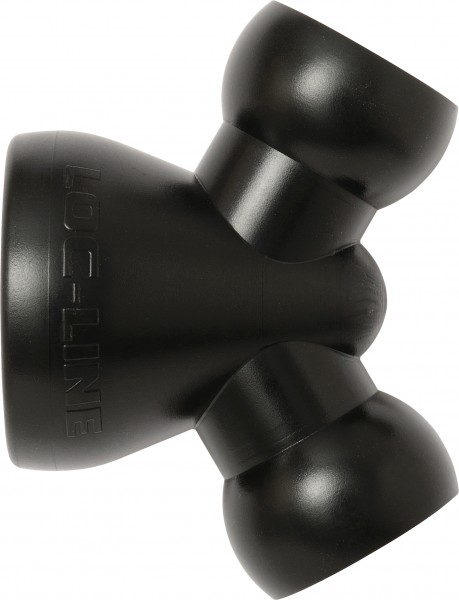 L69552S - Y-Reduzierung 3/4" auf 1/2", schwarz